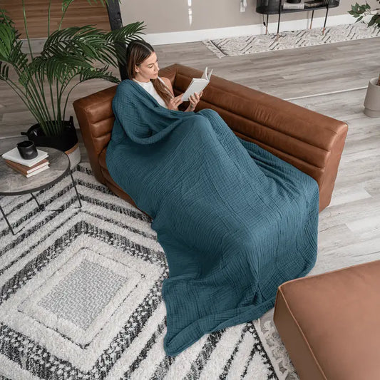 Yoselyner-Adult Muslin Cotton Blankets By Comfy Cubs