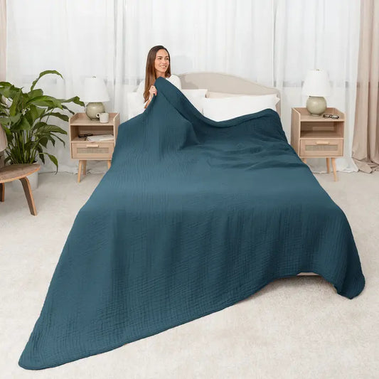 Yoselyner-Adult Muslin Cotton Blankets By Comfy Cubs